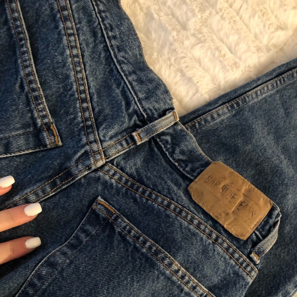 VINTAGE GAP FRINGE JEANS!!